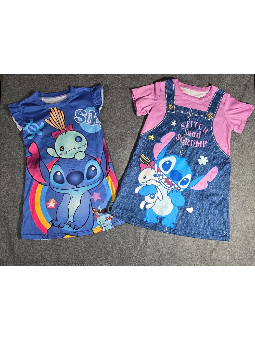 Girls' Stitch and Scrump Dress Set, Size 5-6Y, 100% Polyester kidcore
